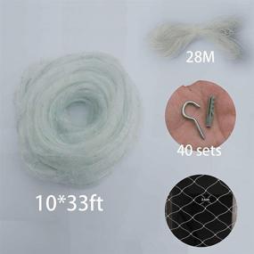 img 3 attached to 🐱 YOKMO Cat Balcony Net: Transparent Nylon Pet Mesh Fence for Balcony and Stairs - Anti-Fall Protection for Cats and Dogs