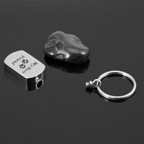 img 3 attached to 🔑 Пепельный кулон-брелок Glimkis Memorial Ash Keepsake - украшение из пепла для любимых