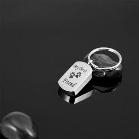 img 2 attached to 🔑 Пепельный кулон-брелок Glimkis Memorial Ash Keepsake - украшение из пепла для любимых