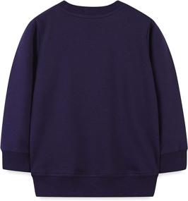 img 3 attached to Cute Baby Toddler Boy's Christmas Cotton Crewneck Sweatshirt: Sizes 1-7Y