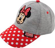 🧢 optimized disney minnie mouse kids cap for girls ages 2-7 – little toddler baseball hat логотип