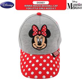 img 2 attached to 🧢 Optimized Disney Minnie Mouse Kids Cap for Girls Ages 2-7 – Little Toddler Baseball Hat