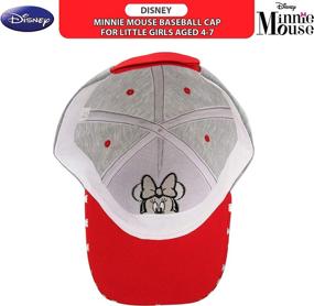 img 1 attached to 🧢 Optimized Disney Minnie Mouse Kids Cap for Girls Ages 2-7 – Little Toddler Baseball Hat