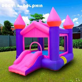 img 3 attached to 🐬 Ultimate Fun and Adventure with Doctor Dolphin Inflatable Bouncy Castle!