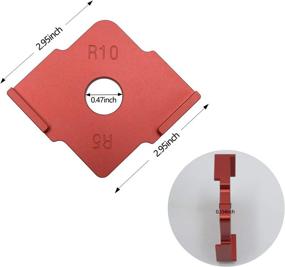 img 3 attached to 🛠️ Precision-Cut Set of 3 Radius Jig Router Templates: Enhance Your Craftsmanship with Aluminium Alloy Corner R5 R10 R15 R20 R25 R30