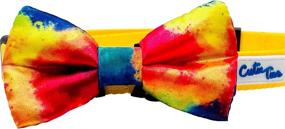 img 4 attached to Cutie Ties Rainbow Quality Dogs Custom