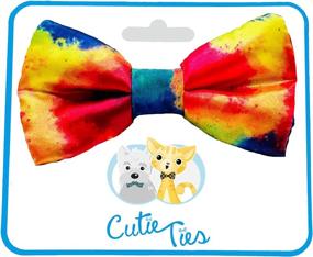 img 1 attached to Cutie Ties Rainbow Quality Dogs Custom