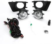 🔦 ledin fog lights for 2012-2015 tacoma - oe style clear lens with bezels, wire harness, switch, bulbs: improved seo logo