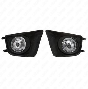 img 1 attached to 🔦 LEDIN Fog Lights for 2012-2015 Tacoma - OE Style Clear Lens with Bezels, Wire Harness, Switch, Bulbs: Improved SEO
