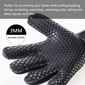 img 3 attached to AQUARM Premium Diving Gloves Resistance