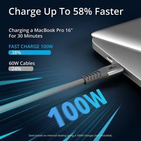 img 3 attached to Зарядка кабельная компании ХУУЗУЗУС MacBook, совместимо с аксессуарами и периферийными устройствами компьютера.
