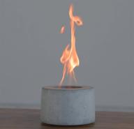 🔥 colsen tabletop rubbing alcohol fireplace: a portable indoor outdoor fire pit with concrete bowl pot logo