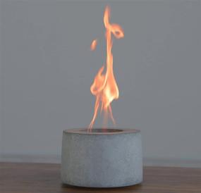 img 4 attached to 🔥 Colsen Tabletop Rubbing Alcohol Fireplace: A Portable Indoor Outdoor Fire Pit with Concrete Bowl Pot