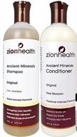 🍐 16 oz adama minerals original shampoo and conditioner set (pear blossom scent) logo