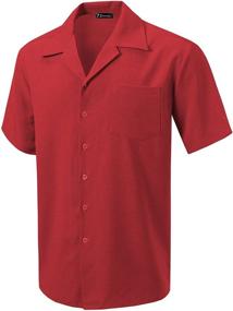 img 2 attached to Encounter Mens Camp Dress Shirt Men's Clothing and Shirts