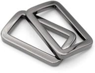 craftmemore rectangle webbing quality gunmetal logo