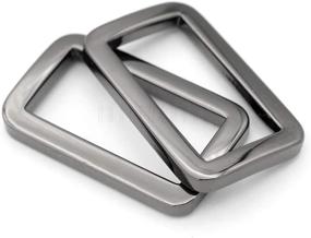 img 3 attached to CRAFTMEmore Rectangle Webbing Quality Gunmetal