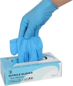 img 3 attached to 🧤 PROMEDIX P Nitrile Gloves Disposable - 3 Mil, 100pcs Latex Free Food Gloves for Home Kitchen - Disposable Gloves