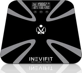 img 4 attached to 📊 INEVIFIT Digital Body Fat Scale: Accurate Bathroom Body Analyzer - Weight, Fat, Water, Muscle, BMI, Visceral Levels & Bone Mass. 10 User Profiles & Battery Included.