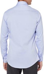 img 3 attached to 👔 Stylish and Hassle-Free: Non Iron Pocket Purple Men's Shirt with BUTTONED Cutaway Collar