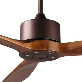 img 1 attached to 🔥 Reiga 65-Inch DC Motor Indoor/Outdoor Modern Smart Ceiling Fan with Wifi Alexa App Remote Control, 6 Speeds, IP44 Rated, Oil-Rubbed Bronze Finish