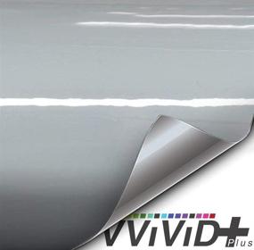 img 3 attached to 🚗 Enhance Your Car's Style with VViViD+ Elephant Grey Nardo Gray Gloss Vinyl Car Wrap Film- 1ft. x 5ft. Roll | Easy DIY Installation | No-Mess Decal