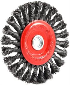 img 2 attached to 🪡 Forney 72749 6-Inch Crimped Wire Brush with 0.020-Inch Bristles