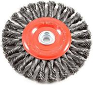 🪡 forney 72749 6-inch crimped wire brush with 0.020-inch bristles logo