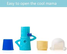 img 2 attached to Fresh Mama Fridge Deodorizer, Chilly Mama Refrigerator Odor Absorber and Remover, Fridge Cleaner and Freezer Freshener, Reusable Air Purifier with Baking Soda