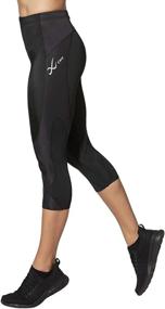 img 3 attached to 🏋️ Enhance Performance with CW-X Women's Stabilyx Joint Support 3/4 Capri Compression Tight