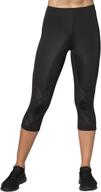 🏋️ enhance performance with cw-x women's stabilyx joint support 3/4 capri compression tight логотип