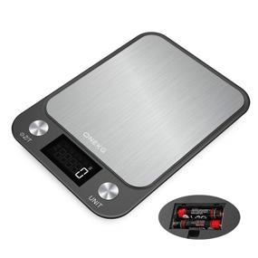 img 4 attached to Accurate and Precise ONEKG 11lbs Food Scale for Baking and Cooking, Digital Kitchen Scale with LCD Display, Measures in Ounces, Grams, and 7 Other Units