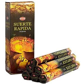 img 1 attached to 🍀 Enhance Your Luck with Fast Luck - HEM Incense Box of 6 Tubes; 20 Sticks per Tube