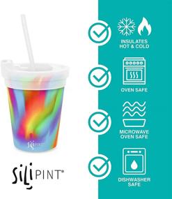 img 2 attached to 🥤 Silipint Unbreakable Silistraws: Silicone Patented Food Service Equipment & Supplies