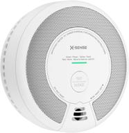 🔥 x-sense smoke and carbon monoxide detector alarm, 2-in-1 dual sensor fire & co alarm, battery-operated with 10-year life, ul 217 & ul 2034 compliant, sc06 logo
