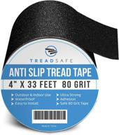 👞 treadsafe anti slip grip: reliable traction for enhanced safety logo