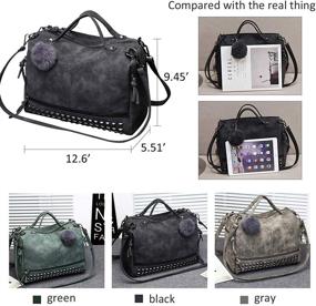 img 3 attached to Pahajim Women Handbag - Stylish Handbags & Wallets for Women, Satchels Edition