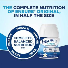 img 3 attached to 🥛 Ensure Compact Nutrition Shake 24-Pack - 9g Protein, Vanilla Flavored - Convenient 4 fl oz Bottles