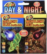 zoo med combo pack: day & night reptile bulb set for optimal lighting логотип