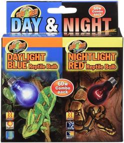 img 1 attached to Zoo Med Combo Pack: Day & Night Reptile Bulb Set for Optimal Lighting