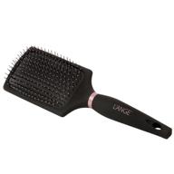 🔥 l'ange hair siena paddle nylon brush: get smooth and tangle-free hair with heat-resistant nylon bristles (black) logo