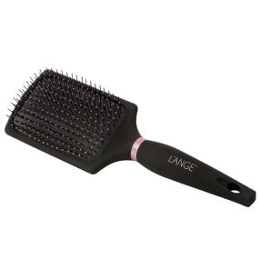 img 4 attached to 🔥 L'ange Hair Siena Paddle Nylon Brush: Get Smooth and Tangle-Free Hair with Heat-Resistant Nylon Bristles (Black)