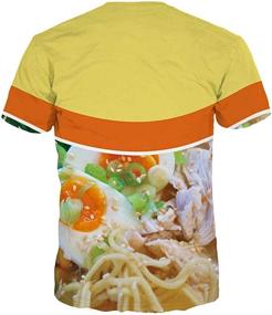 img 3 attached to Keasmto Noodles Chicken Shirts: Trendy and Stylish Men's Summer Clothing