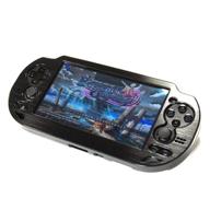 ps vita 1000 series protective hard case - black aluminum metal cover with oval start & select button compatibility (not for psv 2000 slim version) logo