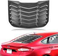 🔆 high-quality rear window louver for ford fusion 2013-2020 - sun shade cover and windshield protection logo