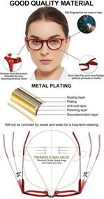 img 1 attached to 👓 MARE AZZURO Round Reading Glasses Women - Stylish Trendy Readers in Various Strengths: 0, 1.0, 1.25, 1.5, 1.75, 2.0, 2.25, 2.5, 2.75, 3.0, 3.5, 4.0, 5.0, 6.0