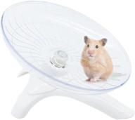 silent running exercise wheel for small pets: hamster flying saucer wheel for hamsters, gerbils, mice, hedgehog & more logo