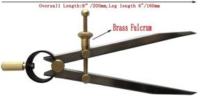 img 3 attached to 📐 Spring Divider Caliper Compass: Achieving Precision and Flatness