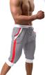 biylaclesen running shorts sweatpants athletic logo