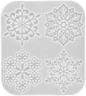 daimay silicone snowflake concrete decoration logo